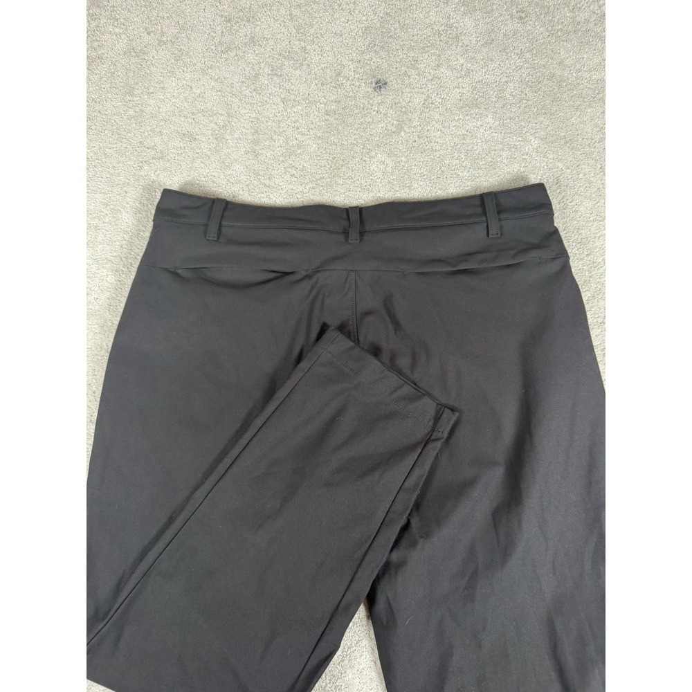 Fabletics The Don Pants Mens 36x30** Black Straight Leg Trouser Classic Stretch